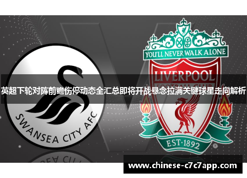 英超下轮对阵前瞻伤停动态全汇总即将开战悬念拉满关键球星走向解析 英超下轮对阵前瞻伤停动态全汇总即将开战悬念拉满关键球星走向解析